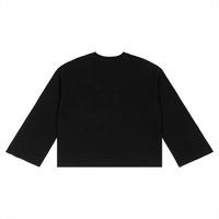 Waffle Raw Hem T-shirt