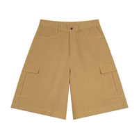 UTILITY CARGO SHORTS — BROWN