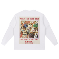 Layered Long Sleeve Oversized Tee