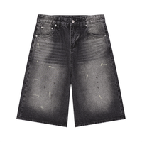 VS Wide Leg Denim Shorts