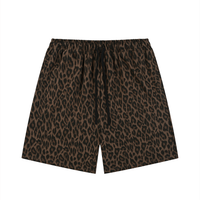 Leopard Drawstring Shorts