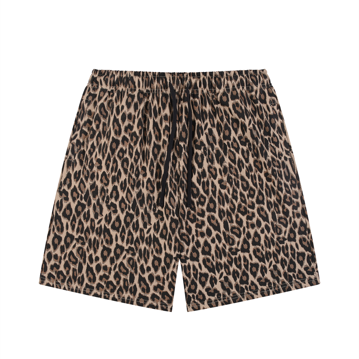 Leopard Drawstring Shorts