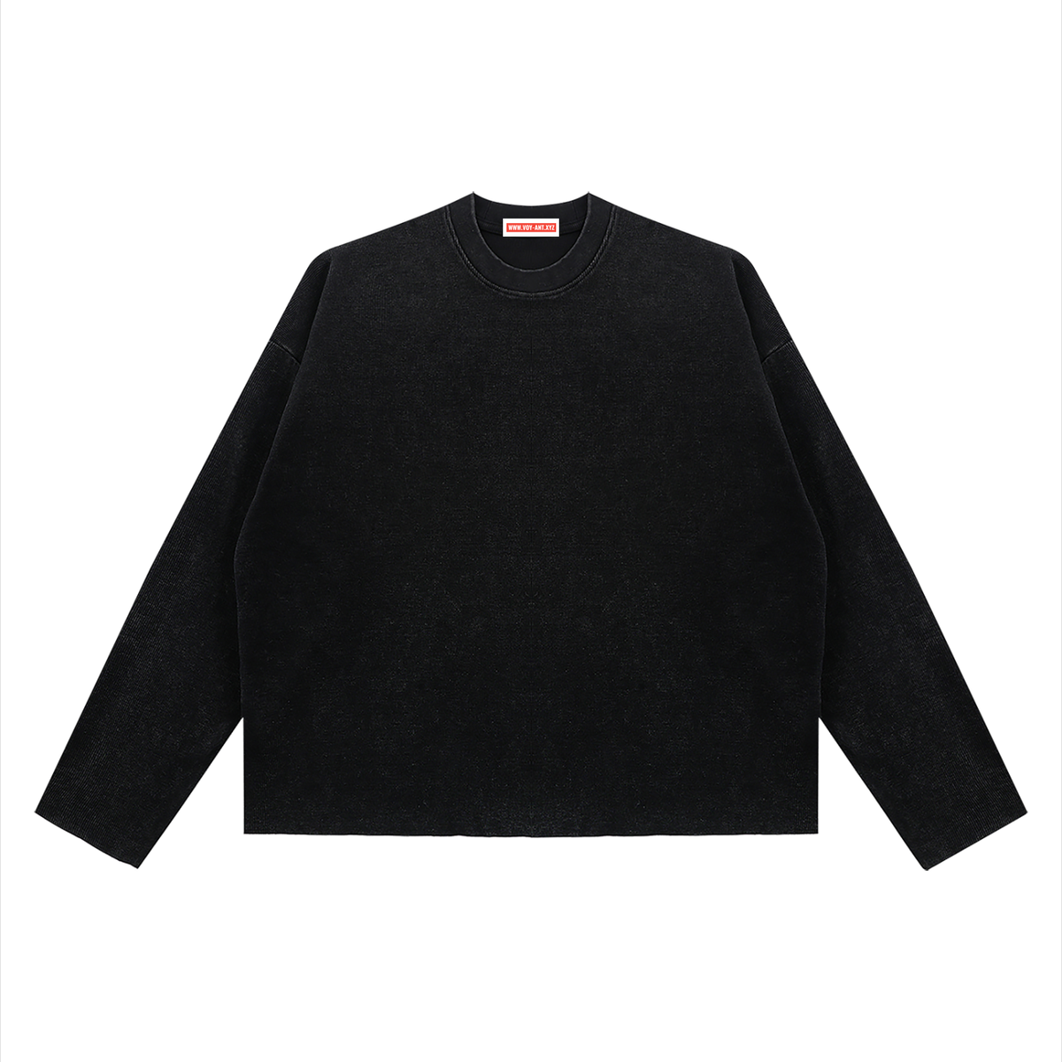Waffle Raw Edge T-shirt