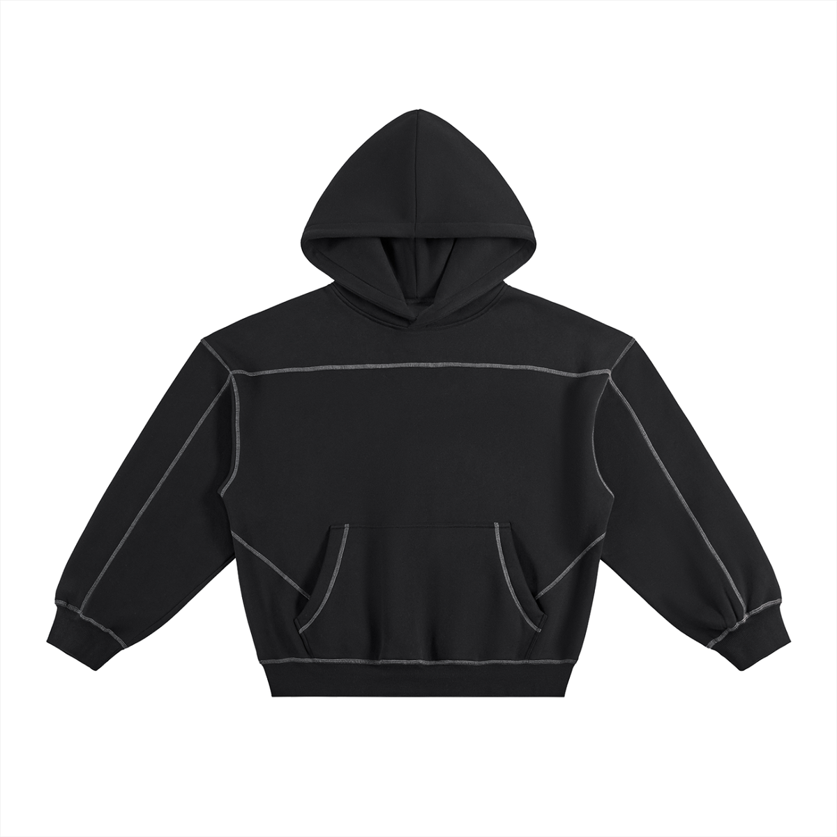 Contrast Stitch Hoodie