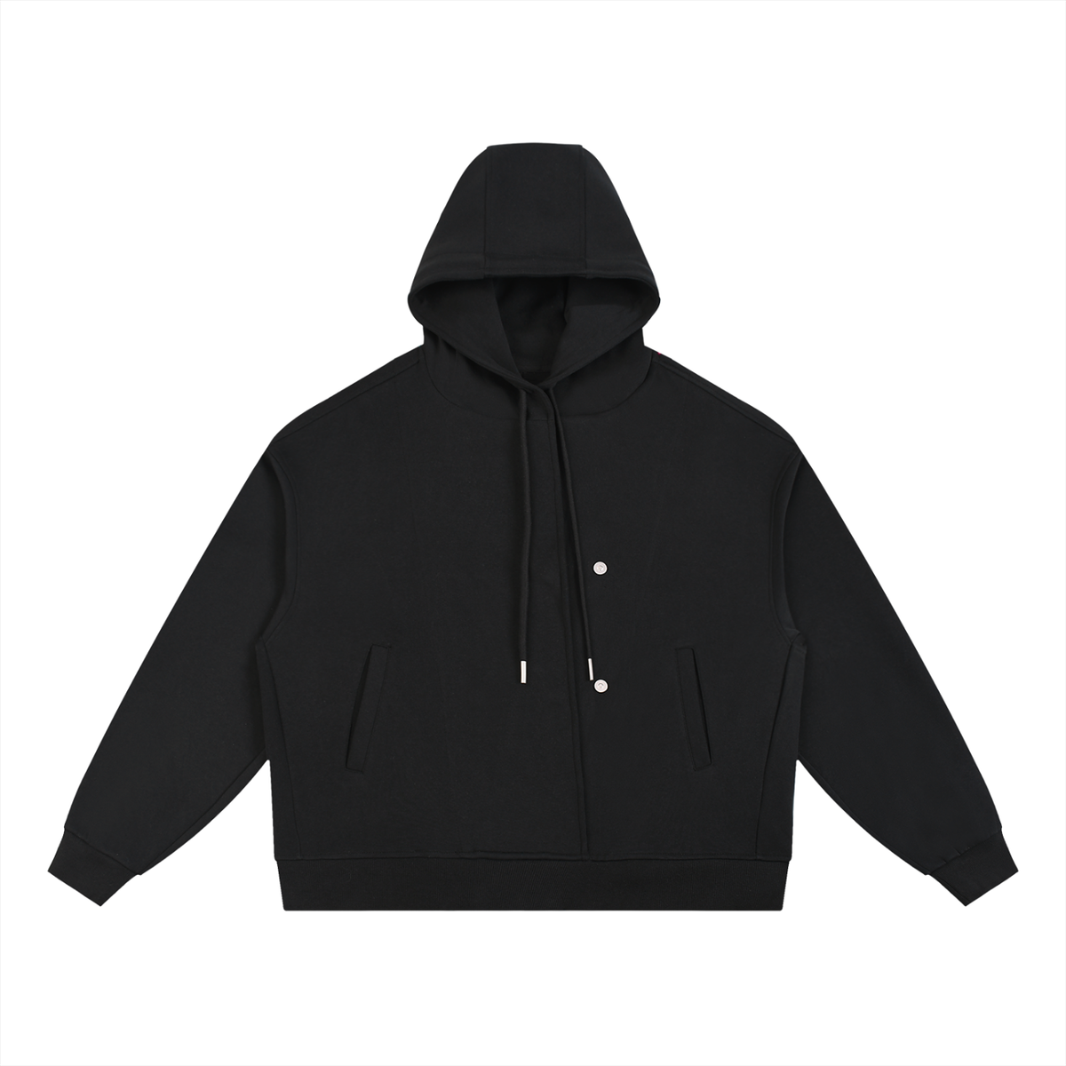 Button Placket Hoodie