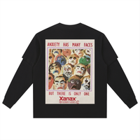 Layered Long Sleeve Oversized Tee