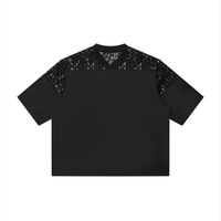Lace Panel V-Neck