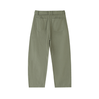 Belted Barrel Chinos