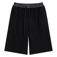 Unisex Plaid Waistband Shorts