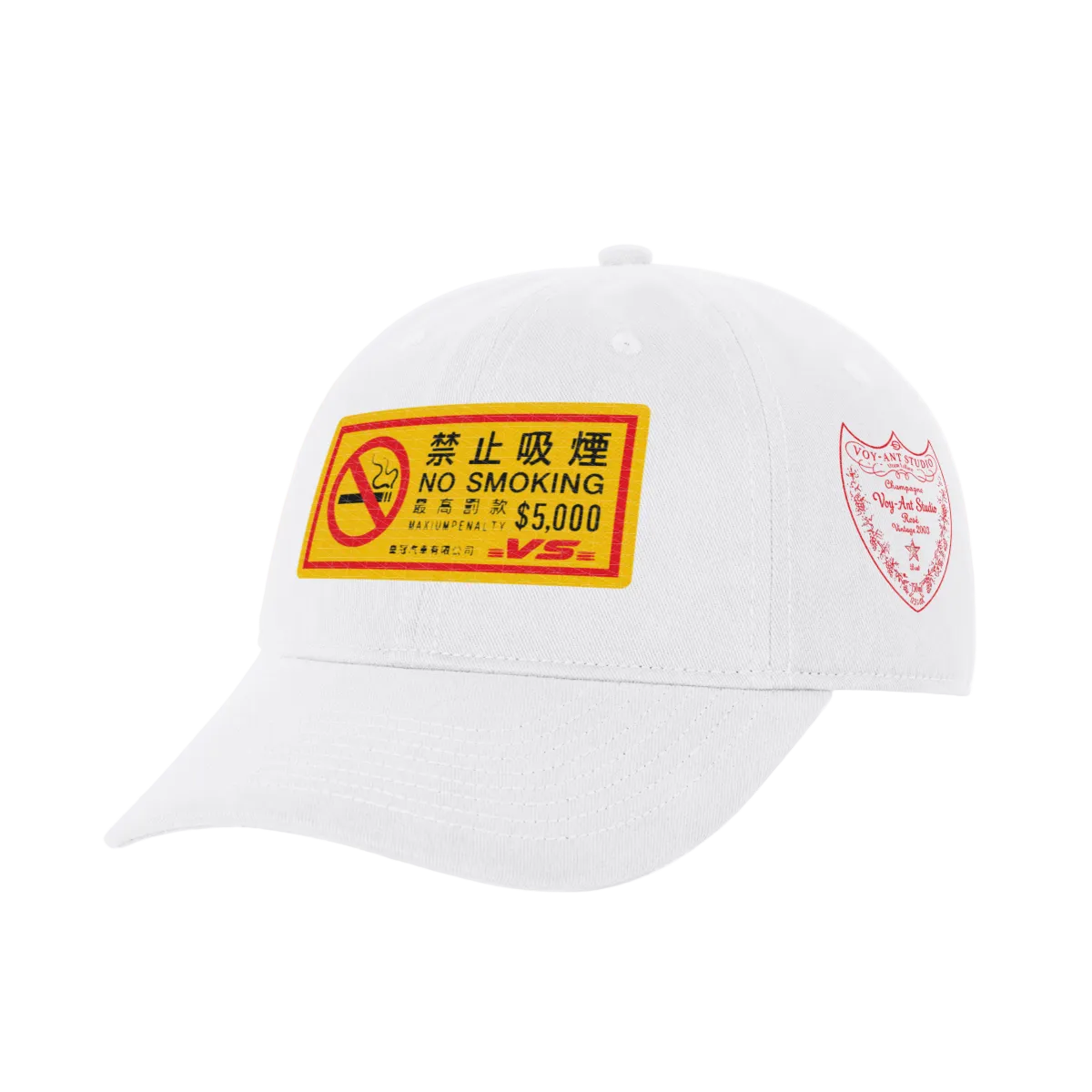 No Smoking Hat (white)